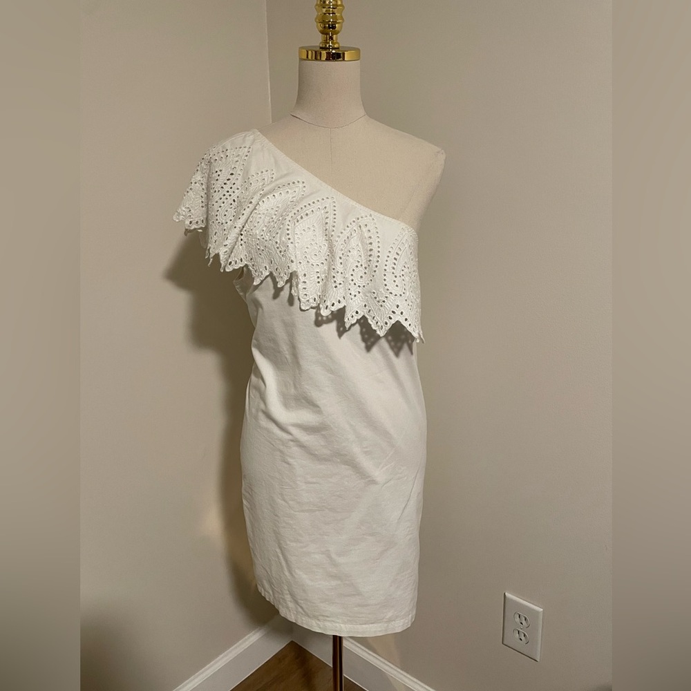 Mud pie one shoulder dress L
